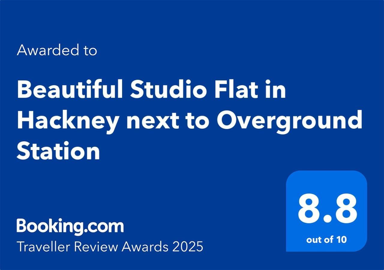 Beautiful Studio Flat In Hackney Next To Overground Station London Exteriör bild